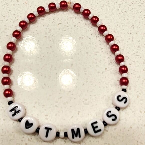 Custom Hot Mess Alix Earle Friendship Bracelet - Picture 1 of 2